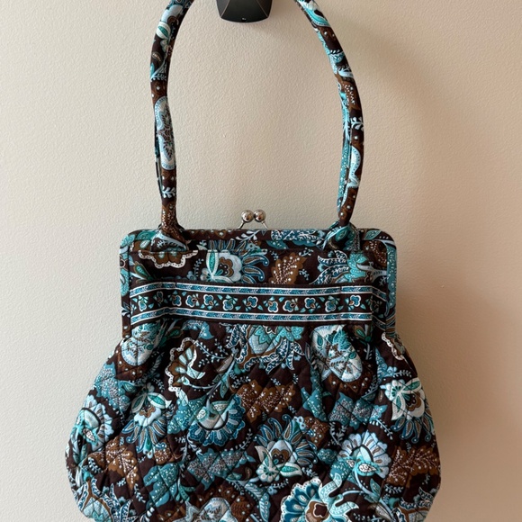 Vera Bradley Retired Java Blue Alice Purse - Picture 2 of 5